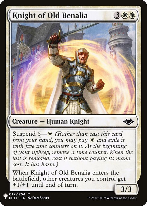 Knight of Old Benalia (The List)