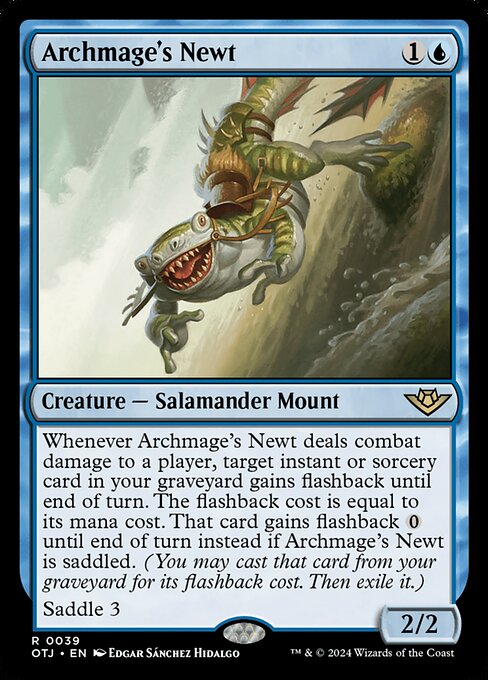 Archmage's Newt (Outlaws of Thunder Junction)