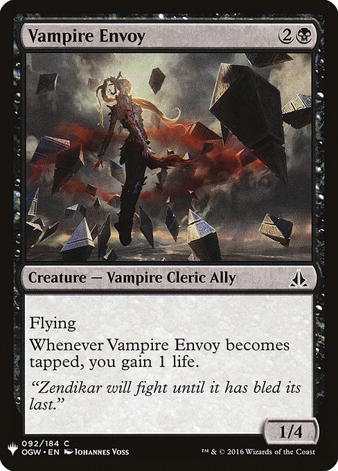 Vampire Envoy (The List)