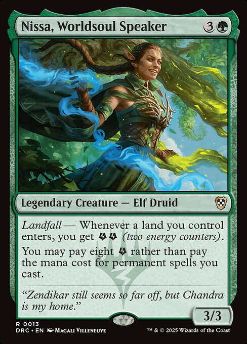 Nissa, Worldsoul Speaker (Aetherdrift Commander)