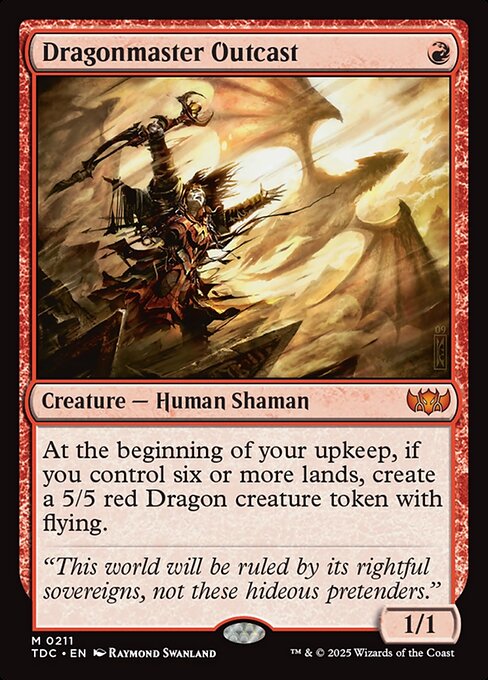 Dragonmaster Outcast (Tarkir: Dragonstorm Commander)