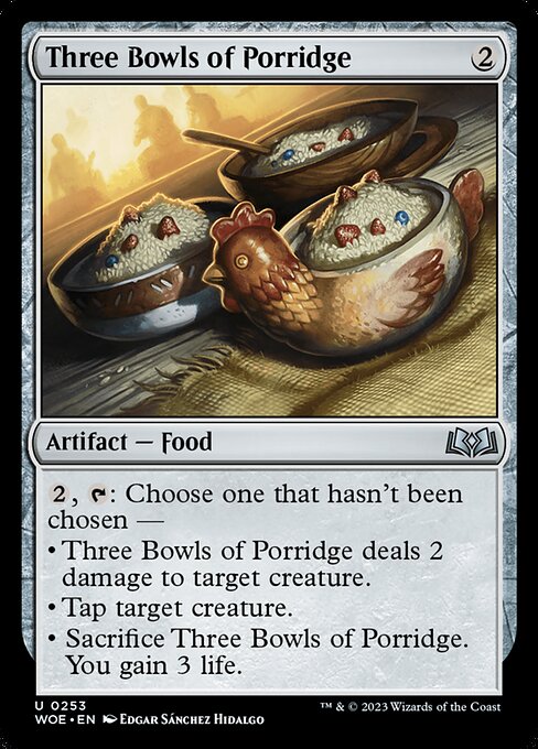 Three Bowls of Porridge (Wilds of Eldraine)