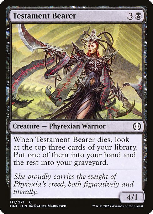 Testament Bearer (Phyrexia: All Will Be One)