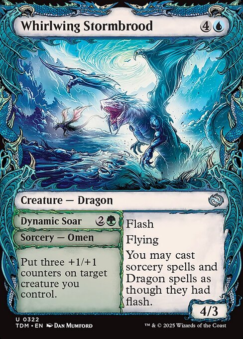 Whirlwing Stormbrood // Dynamic Soar (Tarkir: Dragonstorm)