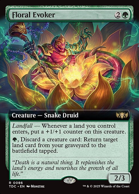 Floral Evoker (Tarkir: Dragonstorm Commander)