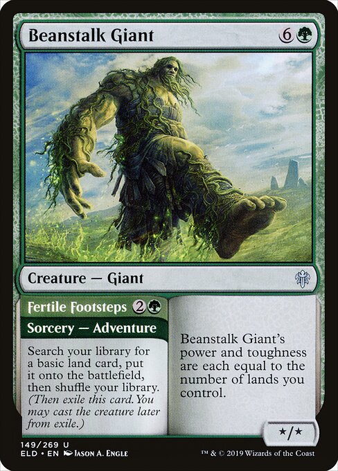 Beanstalk Giant // Fertile Footsteps (Throne of Eldraine)