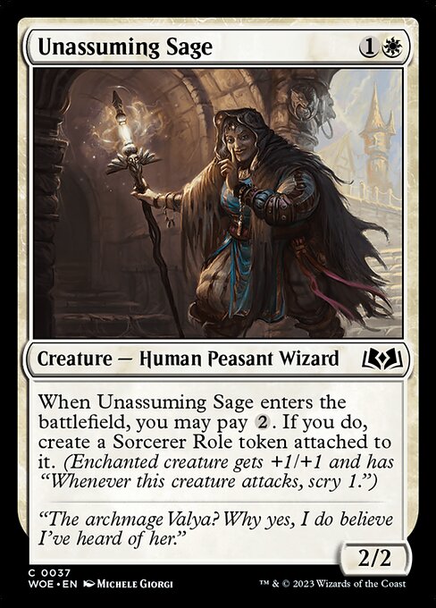 Unassuming Sage (Wilds of Eldraine)