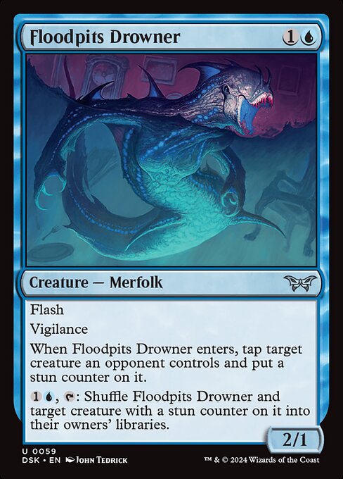 Floodpits Drowner (Duskmourn: House of Horror)