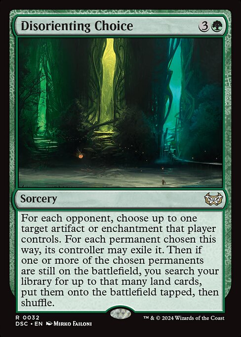 Disorienting Choice (Duskmourn: House of Horror Commander)