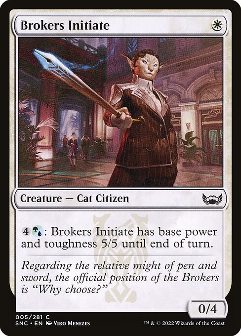 Brokers Initiate (Streets of New Capenna)