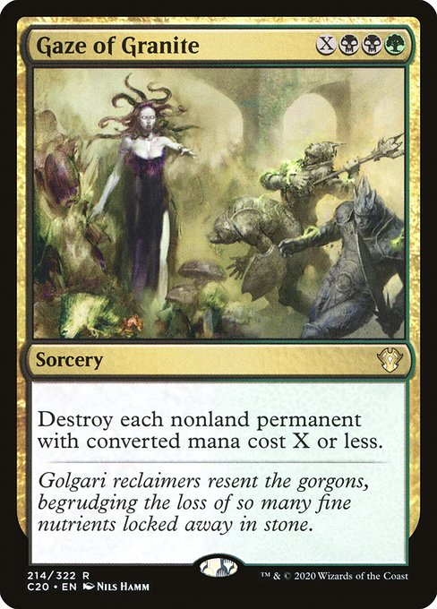 Gaze of Granite (Commander 2020)