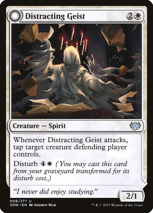 Distracting Geist // Clever Distraction (Innistrad: Crimson Vow)