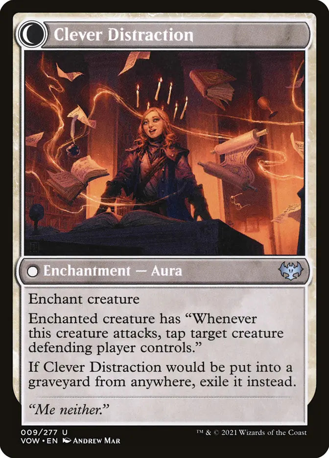 Distracting Geist // Clever Distraction (Innistrad: Crimson Vow)