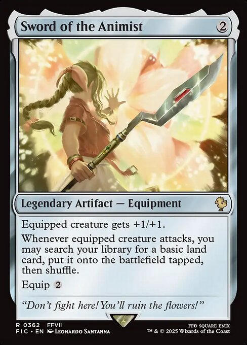 Sword of the Animist (Final Fantasy Commander)
