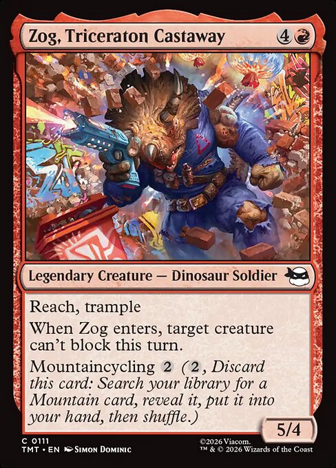 Zog, Triceraton Castaway (Teenage Mutant Ninja Turtles)