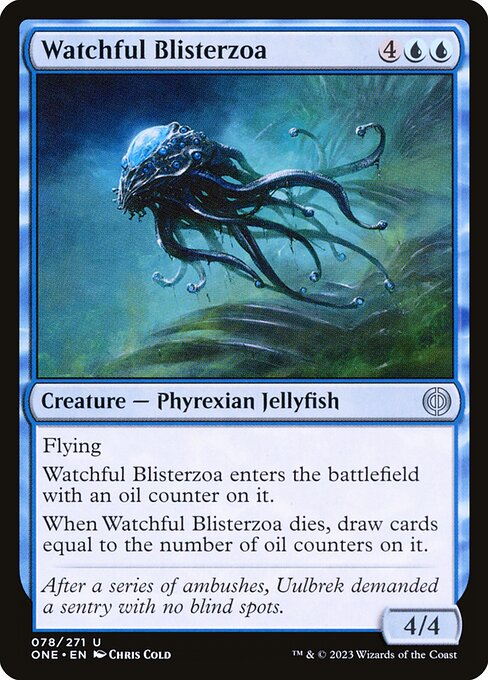 Watchful Blisterzoa (Phyrexia: All Will Be One)