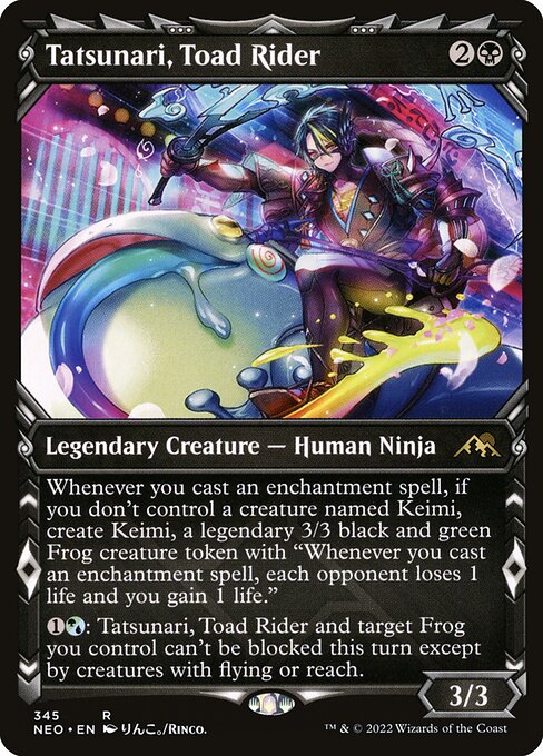 Tatsunari, Toad Rider (Kamigawa: Neon Dynasty)
