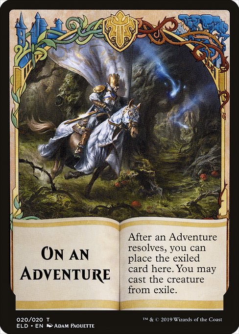 On an Adventure (Throne of Eldraine Tokens)