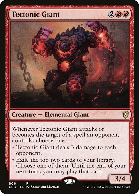 Tectonic Giant (Commander Legends: Battle for Baldur's Gate)