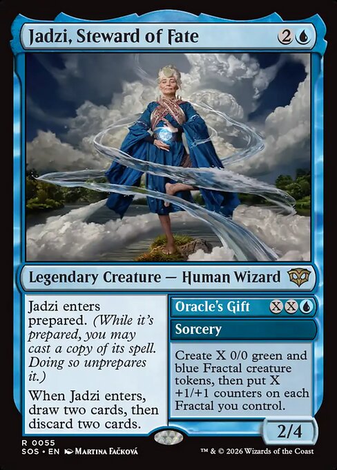 Jadzi, Steward of Fate // Oracle's Gift (Secrets of Strixhaven)