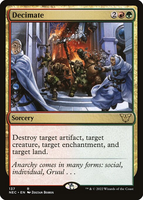 Decimate (Neon Dynasty Commander)