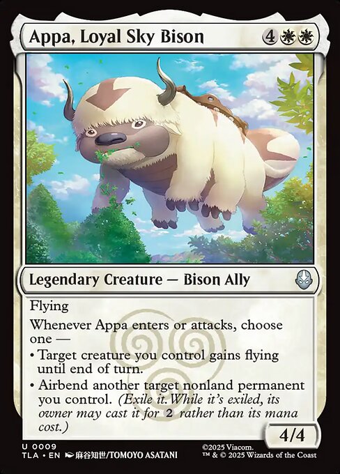 Appa, Loyal Sky Bison (Avatar: The Last Airbender)