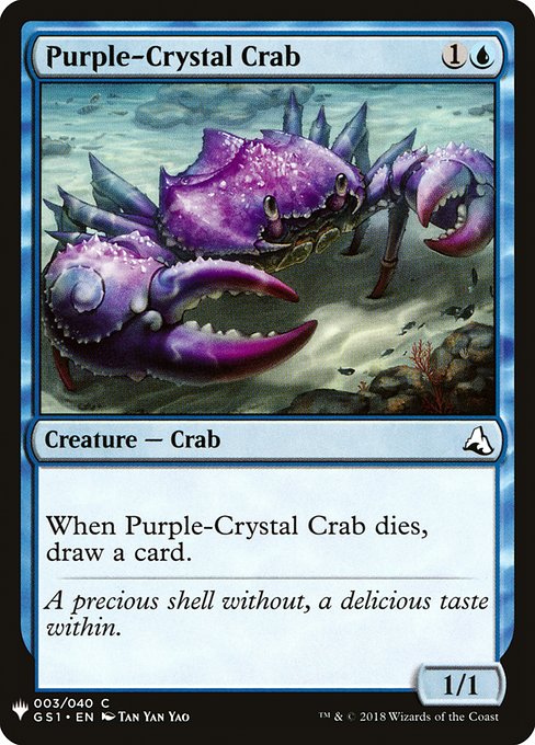 Purple-Crystal Crab (The List)