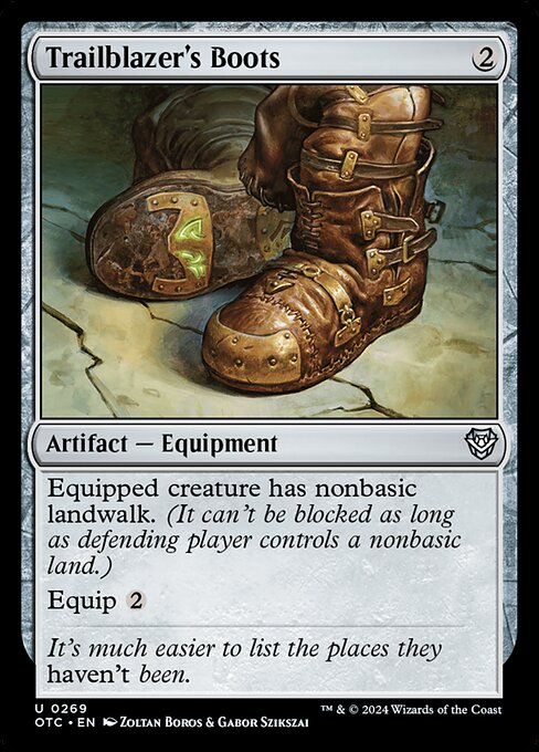 Trailblazer's Boots (Outlaws of Thunder Junction Commander)