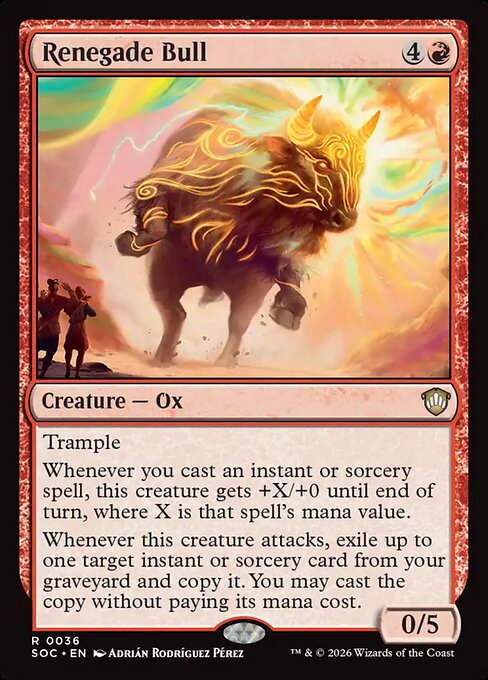 Renegade Bull (Secrets of Strixhaven Commander)