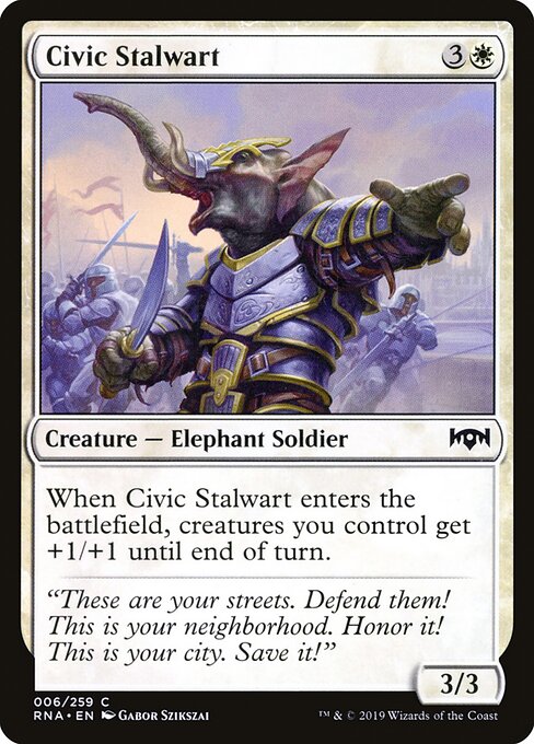Civic Stalwart (Ravnica Allegiance)