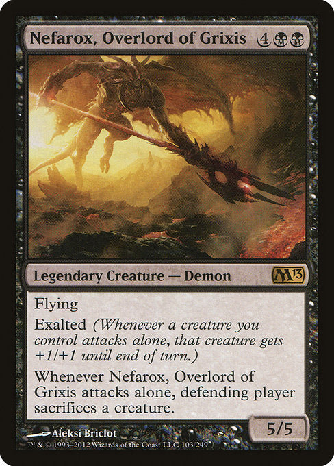 Nefarox, Overlord of Grixis (Magic 2013)