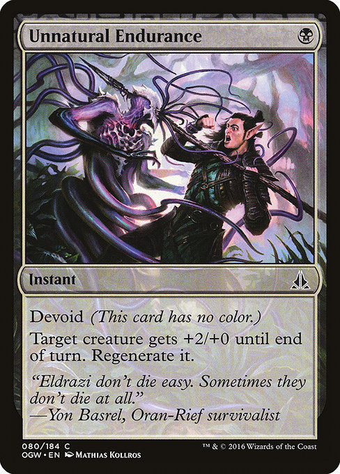 Unnatural Endurance (Oath of the Gatewatch)