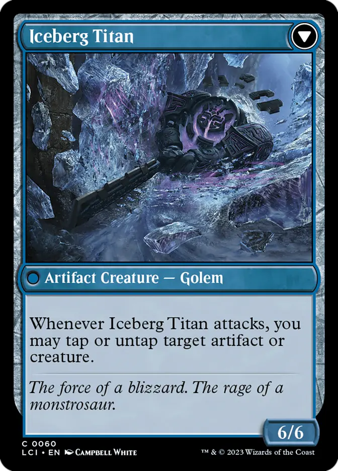 Inverted Iceberg // Iceberg Titan (The Lost Caverns of Ixalan)