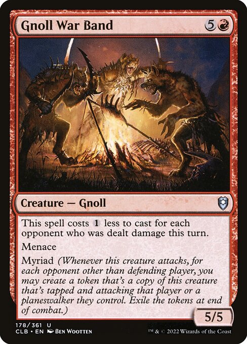 Gnoll War Band (Commander Legends: Battle for Baldur's Gate)