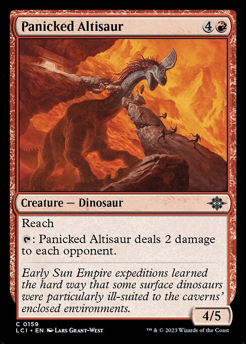 Panicked Altisaur (The Lost Caverns of Ixalan)