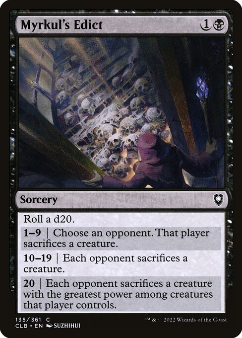 Myrkul's Edict (Commander Legends: Battle for Baldur's Gate)