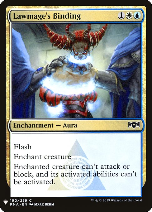 Lawmage's Binding (The List)
