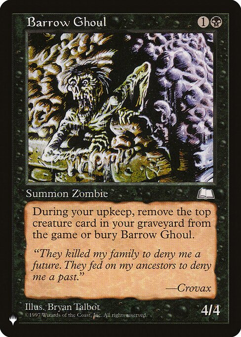 Barrow Ghoul (The List)