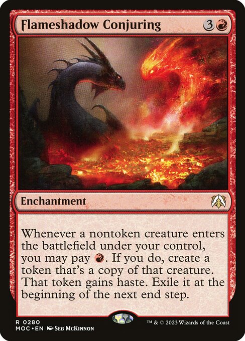 Flameshadow Conjuring (March of the Machine Commander)