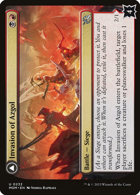 Invasion of Azgol // Ashen Reaper (March of the Machine)