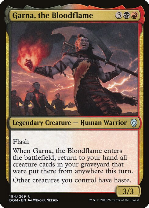 Garna, the Bloodflame (Dominaria)