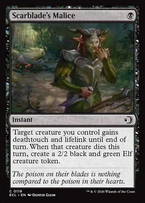 Scarblade's Malice (Lorwyn Eclipsed)