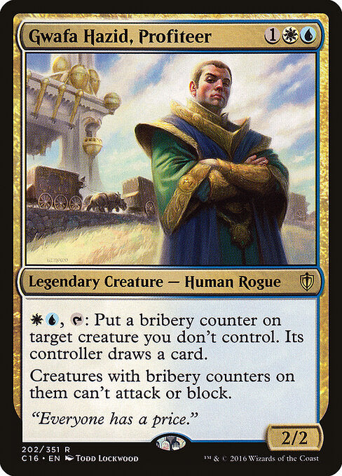 Gwafa Hazid, Profiteer (Commander 2016)
