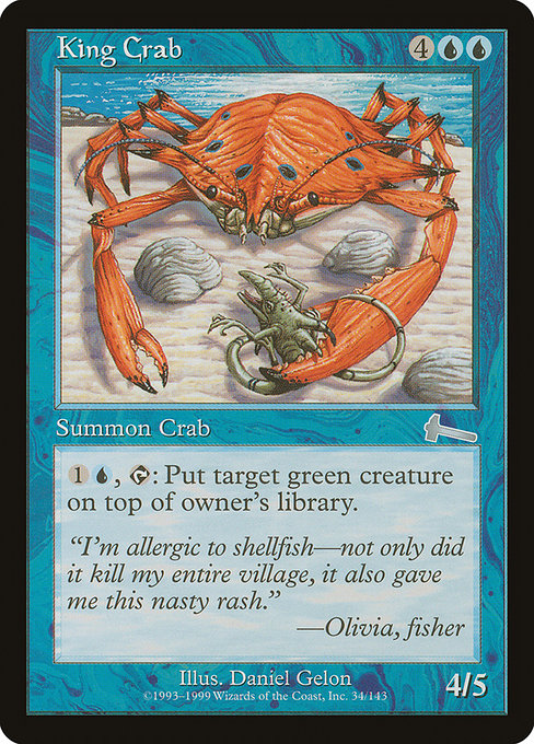 King Crab (Urza's Legacy)