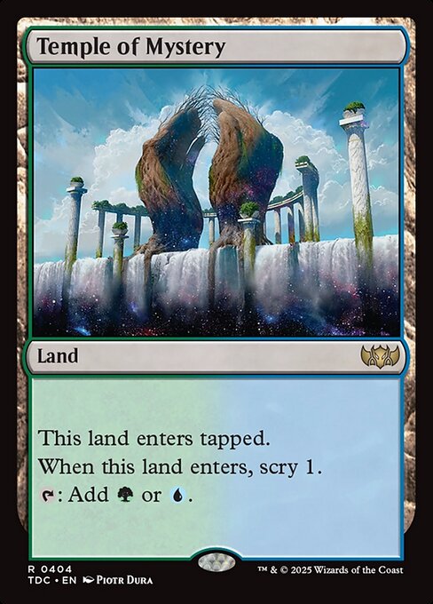 Temple of Mystery (Tarkir: Dragonstorm Commander)