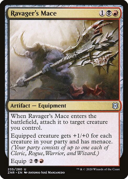 Ravager's Mace (Zendikar Rising)
