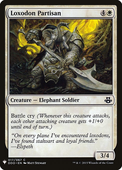 Loxodon Partisan (The List)