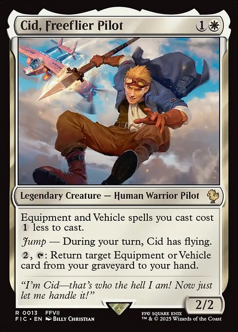Cid, Freeflier Pilot (Final Fantasy Commander)