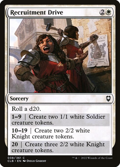 Recruitment Drive (Commander Legends: Battle for Baldur's Gate)