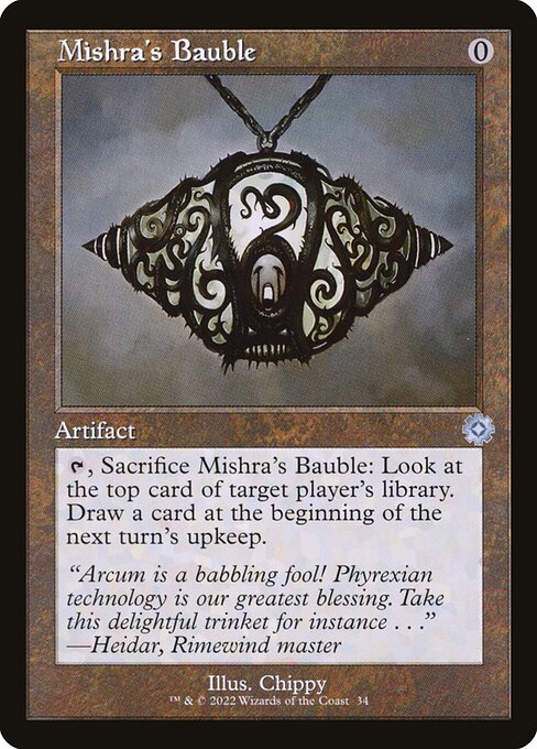 Mishra's Bauble (The Brothers' War Retro Artifacts)